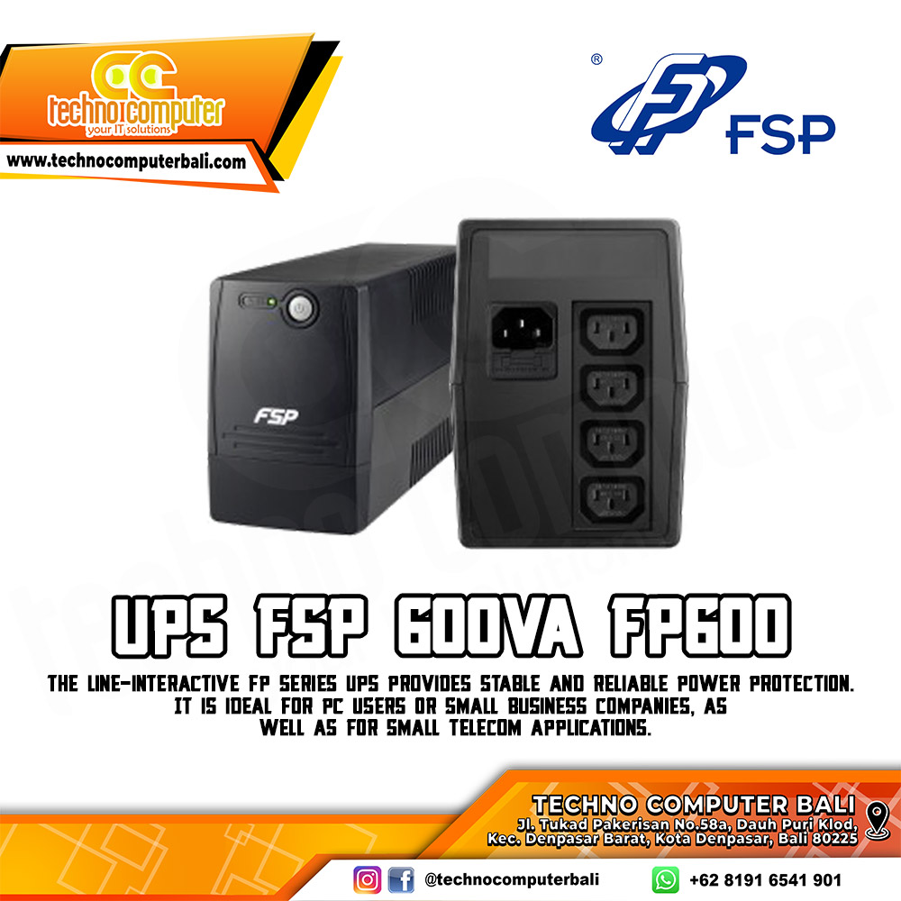 UPS FSP FP600 - 600VA/360W
