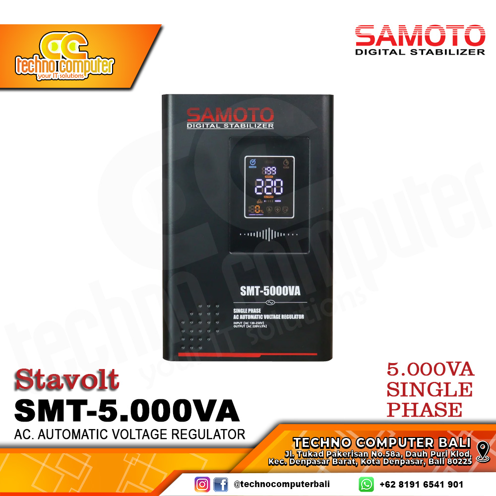 STABILIZER SERVO MOTOR SAMOTO SMT-5000VA
