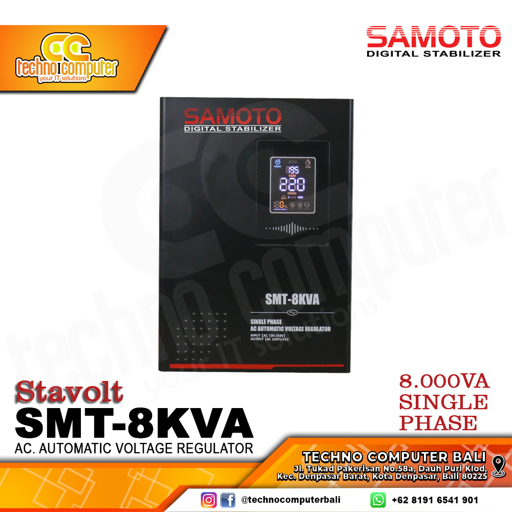 STABILIZER SERVO MOTOR SAMOTO SMT-8000VA