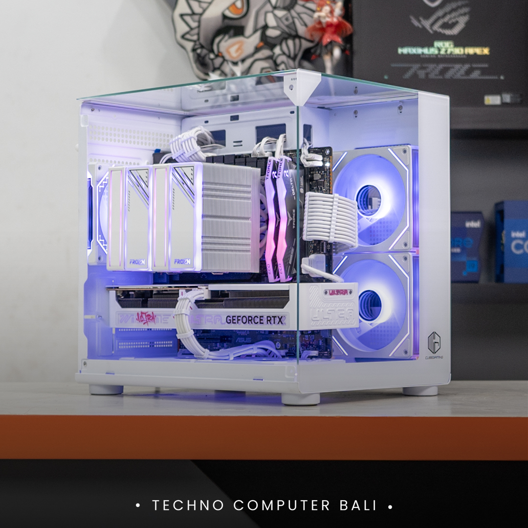 PC CORE MULTIMEDIA / I9-14900K / COLORFUL iGame RTX 5060 White / CUBE GAMING CIELO V2 White