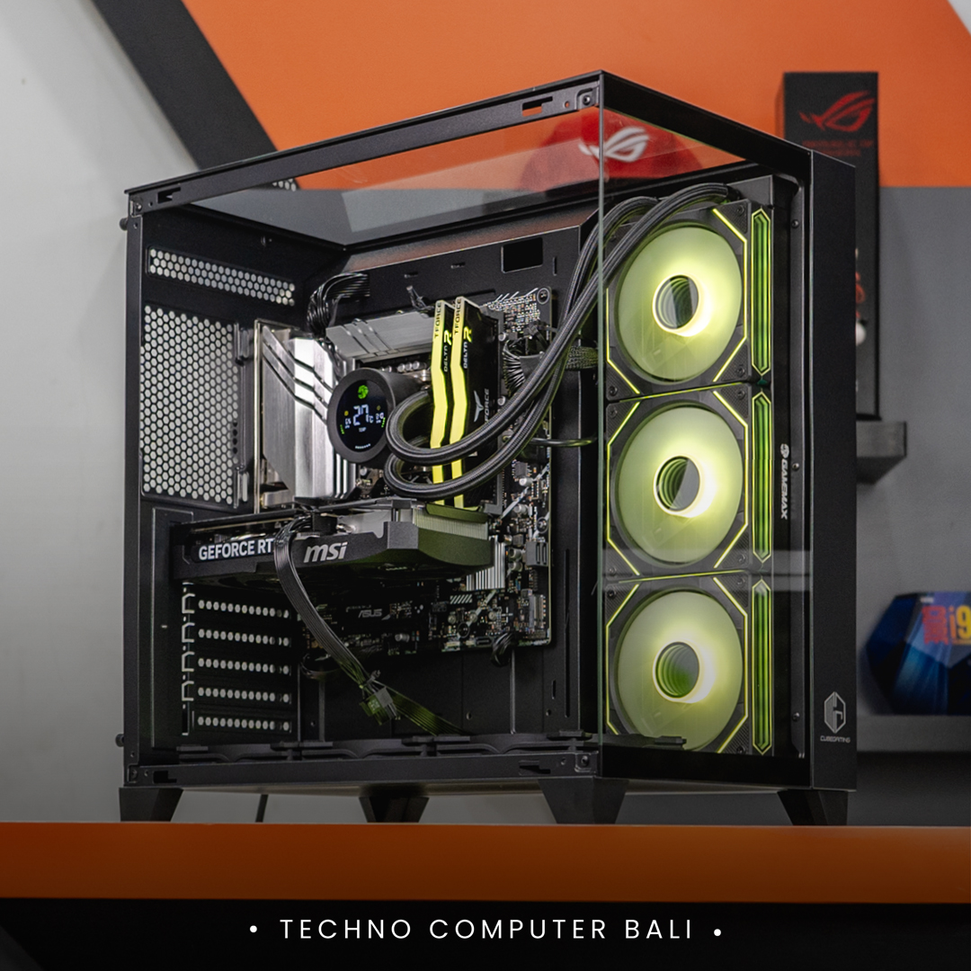 PC GAMING & EDITING / CORE I5-13400F / MSI RTX 5060 TI / CUBE GAMING VAONT Black