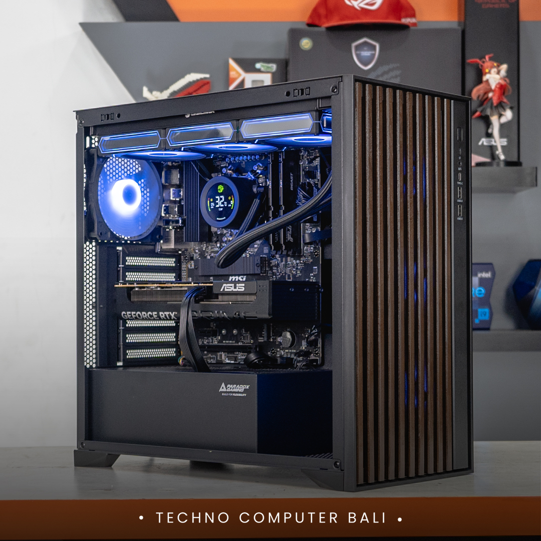 PC GAMING & EDITING / RYZEN 7 8700F / ASUS PRIME RTX 5060 / PARADOX GAMING BLADESTORM Black